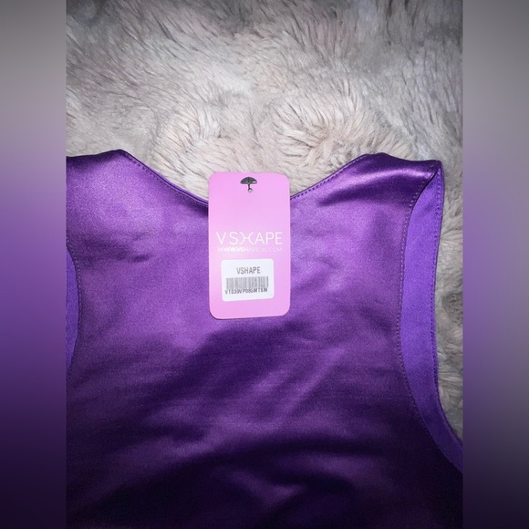 New Colombian VShape US purple Sport Bra and leggings, Set S-M - Picture 6 of 16